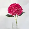 Simulación sola colorida hortensia boda decoración arreglo floral ramo decoración fila de flores camino lead decoración flor artificial fábrica venta al por mayor