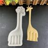Molde de silicona para casa de castillo de tamaño grande, mediano y pequeño, herramientas de decoración para hornear chocolate y azúcar, molde de yeso con pegamento en forma de gota