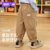 Calça JQ Jingqi para Meninos Nova Infantil Outono Algodão Puro Calça Cargo Longa para Meninas Casual Verão Bebê Roupa Infantil