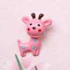 Parche de resina directo de fábrica de ciervo de dibujos animados lindo DIY accesorios para el cabello para niños accesorios para anillo para el cabello