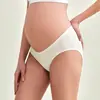 Ropa Interior de Modal Lenzing para Maternidad, Pantalones Cortos sin Costuras de Cintura Baja para Mujeres Embarazadas