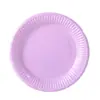 Pratos de Papel Coloridos 7 polegadas DIY Feito à Mão Descartáveis Pratos de Papel para Pintura de Jardim de Infância, Adereços Exclusivos de Decoração de Festa da Amazon
