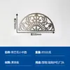 Rejas de Hierro Forjado para Ventanas Barandilla Rústica Accesorios para Portones Grandes Juego Completo Vallas Hechas a Medida Estampado de Placas de Hierro Patio Soldadura Hueca Ensamblaje