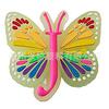 Sapatos com furos para letras especiais luminosas de borboleta transfronteiriços, flores de sapato DIY, acessórios de fivela de sapato em PVC, acessórios de sapato Crocs removíveis