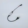 Controlador Monocromático LED de 3 Teclas Mini Tira de Luz para Modificación de Luz de Coche con Tira de Luz Estroboscópica de 3 Teclas Atenuador Lámpara