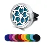 Clip de aromaterapia para coche de acero inoxidable 316L, clip para la boca de aire del coche, clip para perfume de coche, imán para perfume.