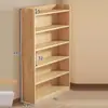 Estantería y estante de almacenamiento de madera maciza para sala de estar, estantería infantil integrada simple, estantería de hogar de varias capas para dormitorio y jardín de infantes, modelo nuevo