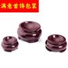 Adornos de Base para Bola de Cristal Redonda de Madera Imitación, Base para Bola Feng Shui, Base para Exhibición de Minerales, Accesorios para Disparos en Mostrador
