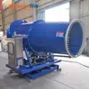 Máquina de Canhão de Névoa para Pátio de Carvão Industrial, Canhão de Névoa com Spray PLC Inteligente, Nebulizadores Fixos Remotos Totalmente Automáticos de 100m, Ecológico