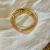 Un Conjunto de Pulseras Divinas~ Pulseras de Ala Ancha de Moda y Versátiles para Mujer, Pulseras Multicapa Color Dorado Estilo Vacaciones para Primavera y Verano