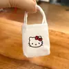 Labubu Gaga Hermana Kt Gato Piernas Largas Zsiga Lona Bolso Pequeño de Hombro Mini Bolso de Mano para Compras Bolsa de Tela Muñeca de Juguete de Moda