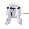 Ventas Directas de Fábrica Color Disponible Caja de Color Acero Inoxidable Tapón para Champagne Tapa Larga Tapón para Botella Espumosa Tapón para Botella de Champagne Tapón para Vino Tapón Sellador