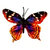 Cabeza de Flor de Mariposa de Goma Suave de Plástico, Decoración del Hogar con Flores Artificiales, Arreglo de Boda, Adornos al por Mayor, Decoración de Mesa para Exteriores