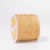 Producción de muestras personalizable OEM No. Hilo de jade 72 50 metros Hilo tejido a mano para manualidades Número de color teñido Material de hilo para abalorios