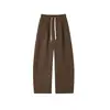 Calça Masculina Xadrez Wide Leg, Nova Primavera/Outono Retro Americano Solta de Perna Reta Esportiva Casual Calça Xadrez Curva
