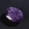 Piedra de Jabón de Cristal Natural Forma Ovalada Piedra de Masaje Spa Compresa Caliente Piedra de Palma Pie de Mano de Jade Piedra de Energía