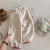 Ropa Nueva de Otoño e Invierno 2026 para Niños Estilo Coreano Pantalones de Chándal de Felpa de Invierno Pantalones de Niña Pantalones Largos de Niño 6609