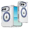 Funda de Teléfono Móvil Transparente Adecuada para Iphoneduo con Soporte Giratorio y Succión Magnética para Pantalla Plegable Iphone18Ultra Funda Protectora
