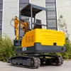 Exportados a Corea del Sur, 3 Toneladas de Excavadoras de Oruga Pueden Equiparse con Varios Accesorios como Martillos Rompedores y Pinzas para Madera para Construcción de Ingeniería