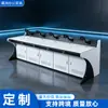 Consola de control personalizada, consola pintada, centro de mando, mesa de despacho, consola de control, monitorización multimedia, consola de monitorización de seguridad