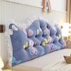 Almofada de Cabeceira de Cama de Princesa Veludo Cristal Grande Encosto Almofada de Quarto Duplo Tatami Cama Macia Bolsa Almofada Almofada de Parede