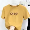 Camiseta de Nuevo Estilo con Diseño Holgado y Efecto Adelgazante, Manga Corta Moda Femenina Estampada Top de Verano, de Media Manga Tendencia