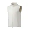 Chaleco impermeable estilo montaña para hombre, primavera y otoño, cuello alto, cortavientos, chaleco laminado con cremallera casual para deportes al aire libre de pareja para mujer