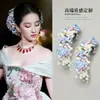 Accesorio para el Cabello de la Fiesta de Cena de Liu Yifei con Flor Artificial de Gipsófila Pasador de Cabello Castillo Princesa Vestido Estilo Pintura al Óleo Tocado