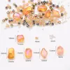 Nuevo En Stock Cadena para Teléfono Móvil Serie de Colores Kit de Materiales para Pulsera Collar DIY Cuentas Sueltas de Vidrio Cuentas con Hilo Accesorios de Joyería Al por Mayor