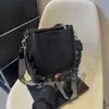 Bolso Cubo de Gama Alta para Mujer 2025 Nueva Moda Bolso de Hombro Único Cruzado Versátil Elegante para el Trabajo PU Bolso de Mujer