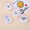 Muñeco de Perro West Highland de Peluche de Dibujos Animados Broche de Cachorro Accesorios para el Cabello DIY Ropa Pantuflas Calcetines Accesorios Funda para Teléfono Móvil