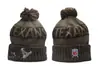 Otoño e Invierno Nuevo Comercio Exterior Equipo de Fútbol NFL Pareja Hombres y Mujeres Moda Casual Gorros Gruesos de Punto Modernos