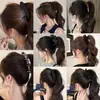 Elegante y sofisticado accesorio para el cabello de pinza de plátano para dar volumen al cabello, pinza de pelo de cola de caballo a la moda, pasador de lunares dulces estilo coreano