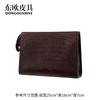 Artículos de Cuero de Europa del Este Bolso de Mano para Hombre Piel Genuina Patrón de Cocodrilo Urbano Simple Casual Bolso de Mano para Viaje Bolso de Hombre
