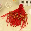Pulseira de Gato da Sorte de Cerâmica Estilo Étnico com Fio Vermelho para Mulheres, Joia Pequena Tecida à Mão, Pequenos Presentes Promocionais, Presentes Taobao
