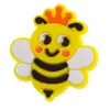 Abeja de dibujos animados de goma suave de PVC, accesorios de decoración de miel, dijes para zapatos DIY, hebillas para zapatos, accesorios para fundas de teléfono, exclusivamente para ventas transfronterizas