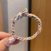 Novo anel de cabelo de elástico sem costura, corda de cabeça simples, moda coreana, anel de toalha de cabelo elástico alto, atacado