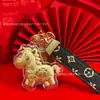 Nuevo Producto para el Año del Caballo: Colgante Llavero de Oro Puro 999 con el Símbolo de Riqueza Inmediata, Colgante para Bolso Caballo de Oro, Regalo Creativo