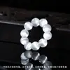 Contas pequenas redondas de ágata de cristal natural com anéis de corrida, acessórios de joias DIY feitos à mão, materiais para pulseira de 4 mm, atacado de pingentes