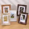 Porta-Retrato Americano Retrô de Mesa High-End 5 polegadas 6 polegadas 7 polegadas 8 polegadas 10 polegadas A4 Porta-Retrato de Parede Porta-Retrato de Quebra-Cabeça