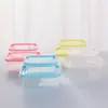 Caja Rectangular de Almacenamiento de Grado Alimenticio Caja para Refrigerador y Microondas Caja de Almacenamiento de Cocina Caja de Plástico Transparente Sellada Caja de Almacenamiento