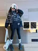 Vestido Grueso A prueba de Viento con Forro de Polar para Niñas Marca Oso Xiyan Chaqueta Elegante Nueva Otoño 2025 para Niños Mayores Primavera