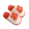 Nuevas Zapatillas de Algodón Versátiles de Conejito de Dibujos Animados para Pareja Cálidas Cómodas de Piel Sintética para Interior del Hogar Invierno