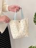 411291 bolso de mano retro versátil para otoño e invierno, bolsa para el almuerzo, bolso de mano, bolsa pequeña de tela para el trabajo y los desplazamientos, bolsa para lonchera