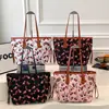 Bolsa de ombro versátil e estilosa, novo modelo 2026, bolsa tote estampada de grande capacidade, bolsa de mão casual transfronteiriça, bolsa tote de ombro