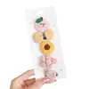 Pinza Lateral de Caricatura de Dopamina para Niños Lindo y Sencillo Nuevo 2026 Pasador de Flor Pinza para el Cabello de la Frente sin Rastro Accesorio para el Cabello