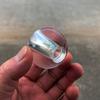 Accesorios de iluminación de bola de cristal bola de boxeo transparente superficie de corte superficie triangular superficie de panal bola tallada ingeniería bola de cristal decorativa