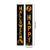 Transfronteiriço Novo 2026 Casais de Halloween Cortinas de Porta Atmosfera de Festa de Natal Decoração Bandeiras Penduradas Decorativas Fábrica Atacado
