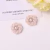 Chica Energética Gentil Versátil Perla Rosa DIY Hechos a Mano Accesorios para el Cabello con Cuentas y Accesorios para Pendientes