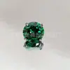 Pendiente de Titanio F136 Fondo Redondo Cuatro Garras con Circonita 5A Hélice de Hueso de Oreja Aleación de Titanio G23 Fondo de Cuenco Roscado Cabezal de Tornillo para Labio de Repuesto